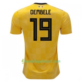 Jalkapallo Pelipaidat Belgia Dembele 19 World Cup 2018 Vieraspaita